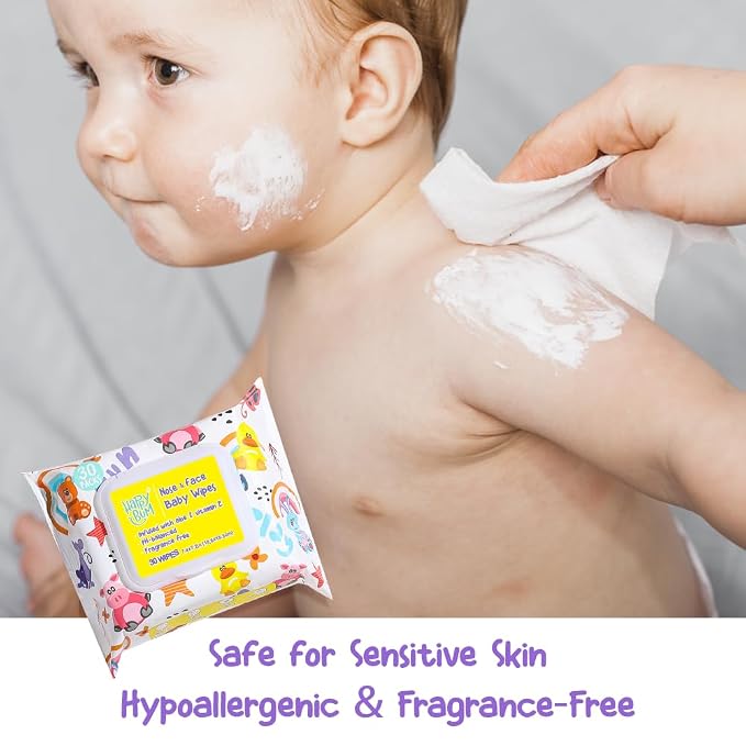 HAPPY BUM - 180 Count Baby Wipes, 7.4 x 7.2 Inch, Moist and Refreshing - Image 4