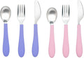 Kids Stainless Steel Utensils Set by WeeSprout