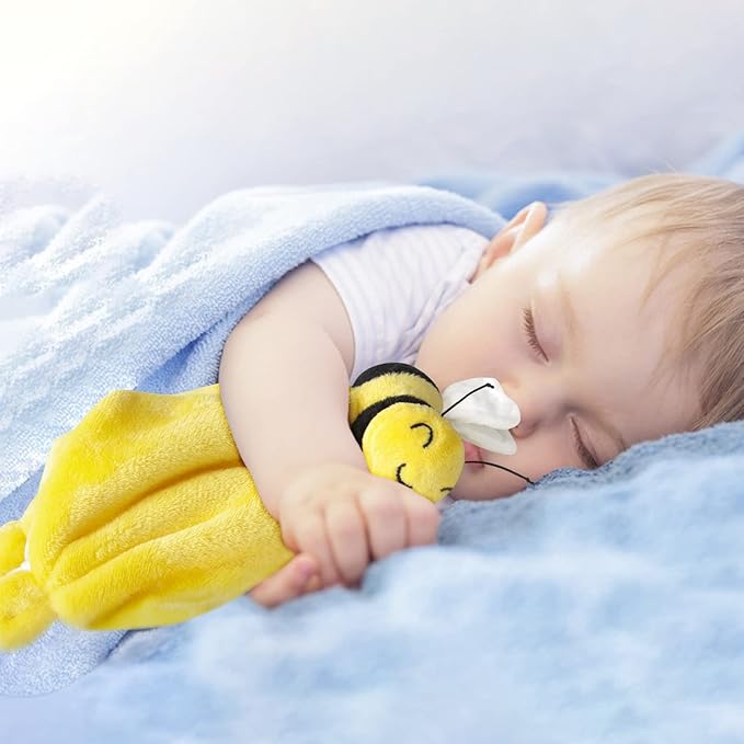 Pro Goleem Bee Loveys for Babies Soft Security Blanket Baby Snuggle Toy Stuffed - Image 2