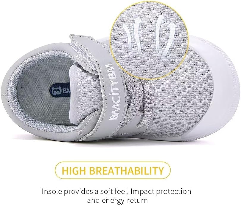 BMCiTYBM Baby Sneakers Girls Boys Lightweight Breathable Mesh First Walkers - Image 4
