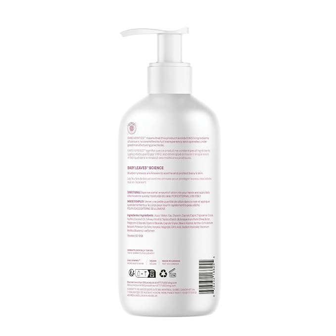 ATTITUDE Baby Lotion, EWG Verified Moisturizer, Dermatologically Tested - Image 7