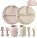 PandaEar Silicone Baby Feeding Set, 2 Pack by PandaEar