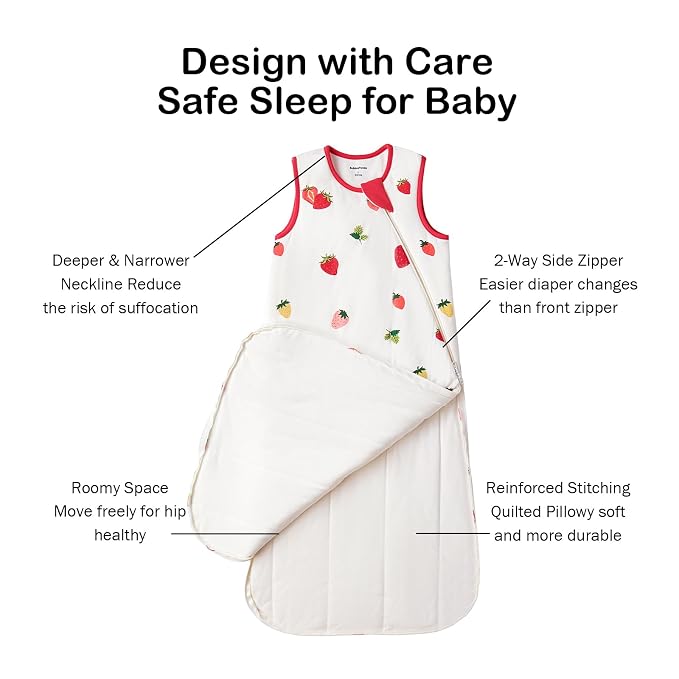 BubblePanda Rayon Made from Bamboo Sleep Sack 2t-3t 0.5 Tog Soft Lightweight - Image 3