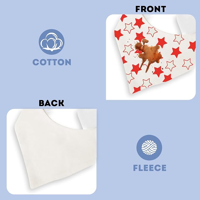 10pcs Baby Bandana Drool Bibs - Image 9