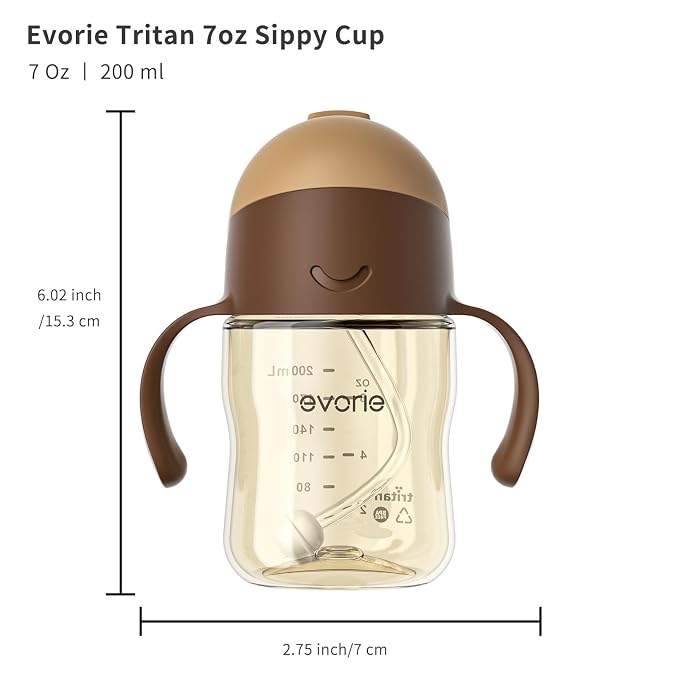 Evorie Tritan Weighted Straw Sippy Cup - Image 8