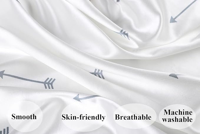 Satin Nursing Pillow Cover Set - Image 2