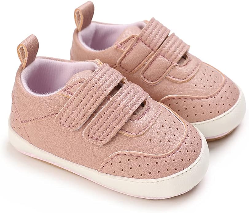 Clowora Baby Boys Girls Shoes Non-Slip Rubber Sole Sneakers Infant First - Image 2
