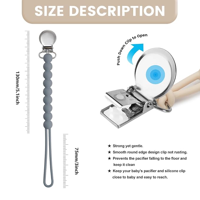 Pacifier Clip for Boys Girls - Image 3
