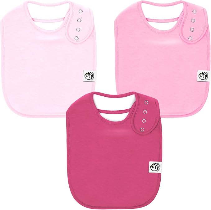 3 Pack Baby Bibs for Boys & Girls | Cotton, Absorbent Drooling & Teething Bib | by GigglyGoose%C2%AE