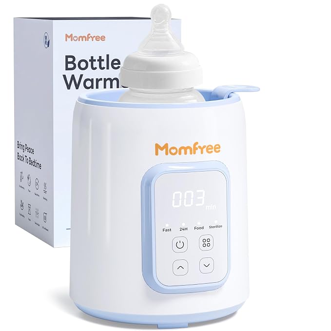 Baby Bottle Warmer, 8-in-1 Fast Bottle Warmer by Momfree