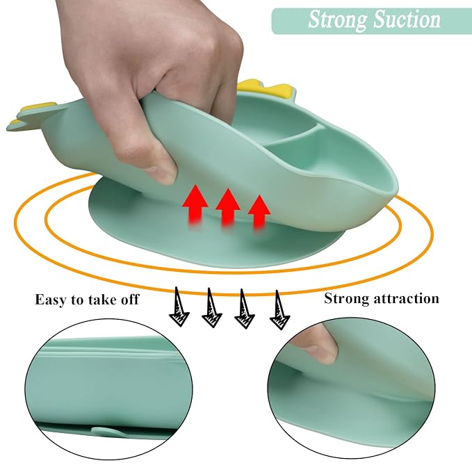 Silicone Suction Plates for Baby Toddler - Image 3
