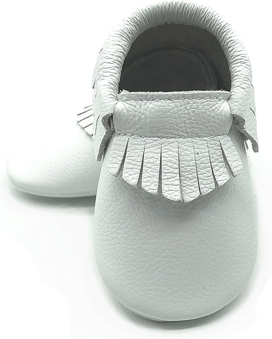 OWLOWLA Baby Moccasins Soft Sole Leather Baby Shoes Infant Toddler Pre-Walker by Owlowla