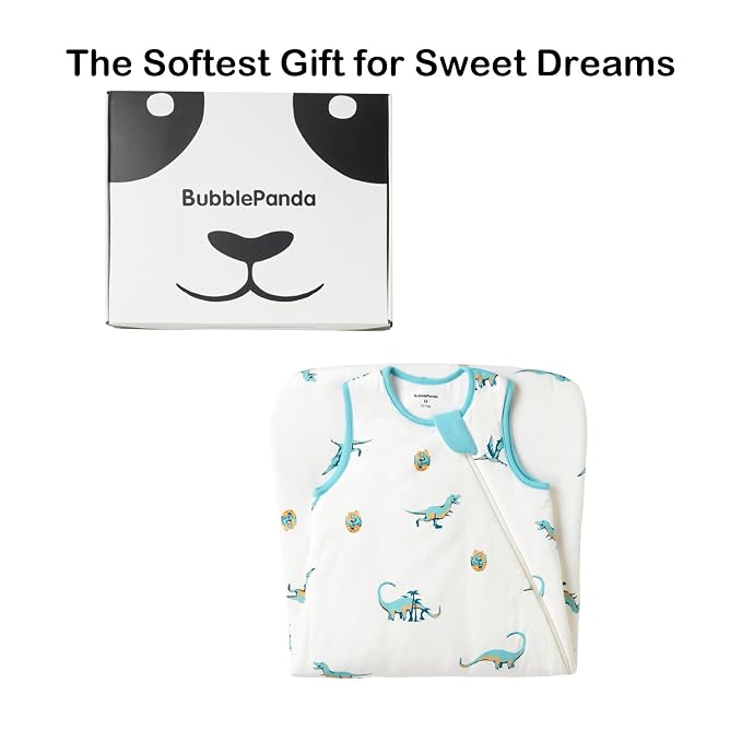 BubblePanda Rayon Made from Bamboo Sleep Sack 0-6 Months 0.5 Tog Soft Newborn - Image 6