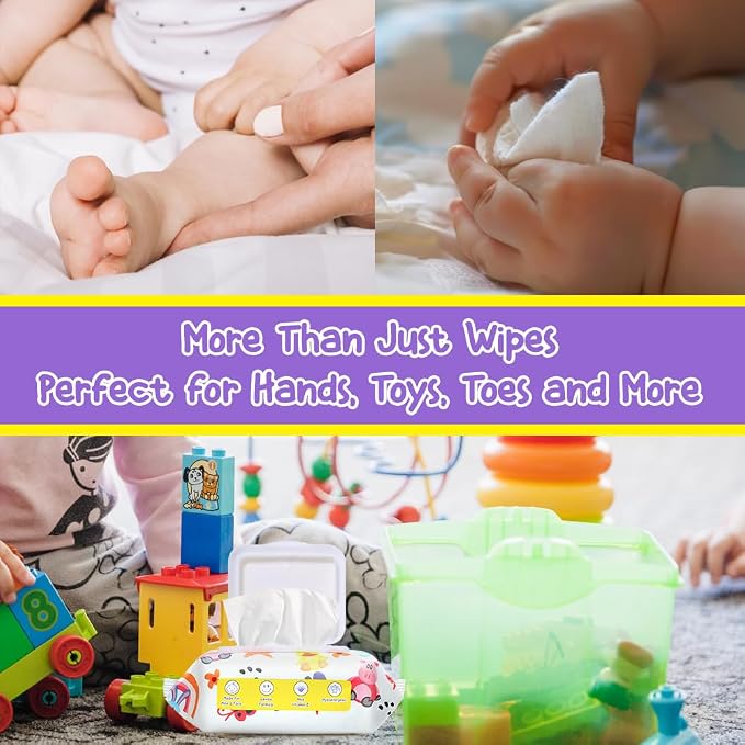HAPPY BUM - 90 Count Baby Wipes, 7.4 x 7.2 Inch, Moist and Refreshing - Image 6