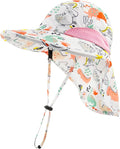 XIAOHAWANG Girls Sun Hat Baby Beach Hats Boys UPF 50+ Kids Summer Protection by XIAOHAWANG