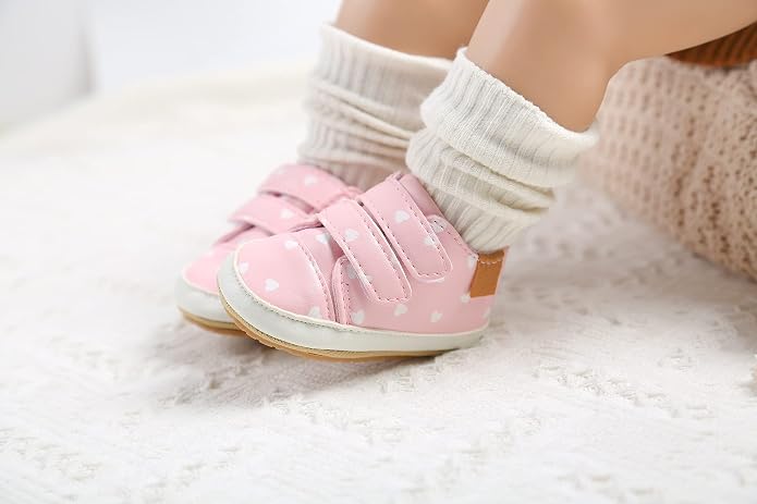 Clowora Baby Boys Girls Shoes Non-Slip Rubber Sole Sneakers Infant First - Image 6