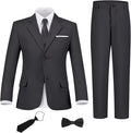 Boys Suit Set Slim Fit Kids Formal Suits Toddler Tuxedo Wedding Prom Classic by FxzpiodiMENSSUITS