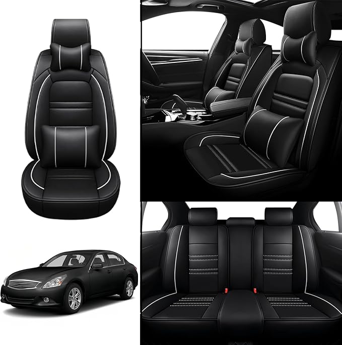 Car Seat Covers for Infiniti g37 2008-2013 | 5-Seats Seat Covers, Waterproof - Image 2