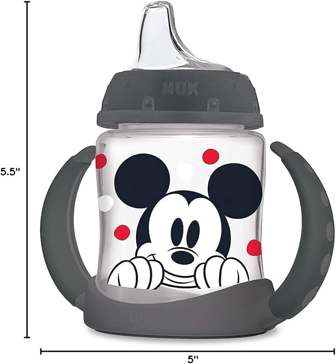 NUK Learner 5 ounce Sippy Cup, Disney Pack of 2 - Image 7
