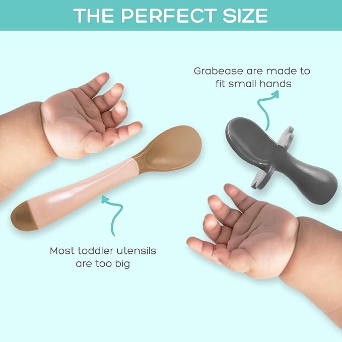 Grabease Silicone Baby Feeding Utensil Set - Image 6