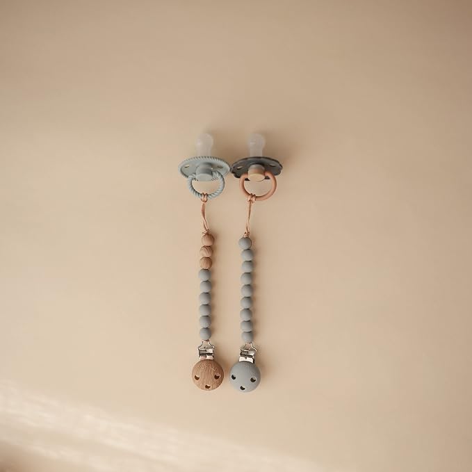 mushie 100% Silicone Baby Pacifier Clip BPA Free | Eva - Image 2