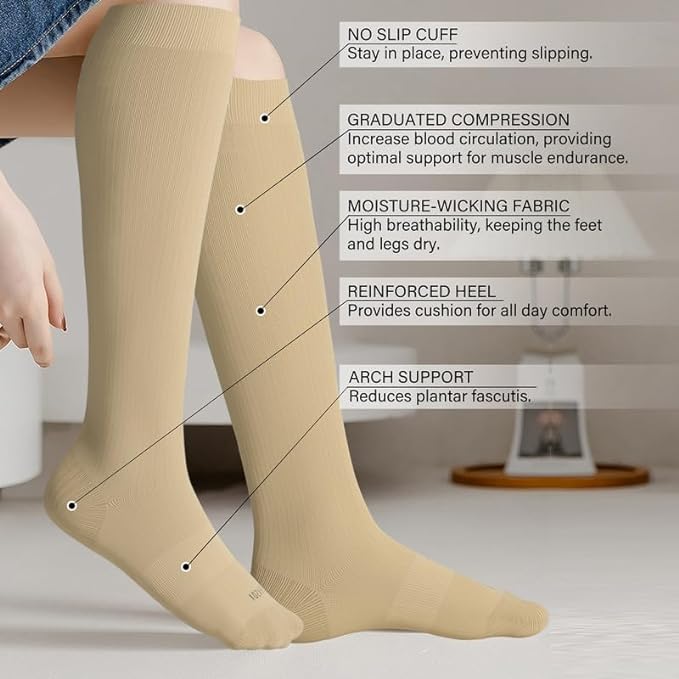 LEVSOX Viscose Made from Bamboo Compression Socks - Image 2