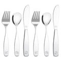 Lehoo Castle Toddler Utensils, Kids Silverware Set Stainless Steel, Metal by LehooCastle