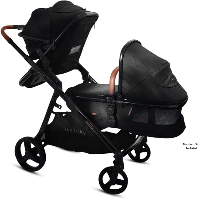 Venice Child Midnight Ventura Single to Double Sit-and-Stand Stroller & 2nd - Image 6