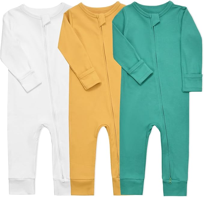Aablexema Baby Cotton Fooltess Pajamas by Aablexema