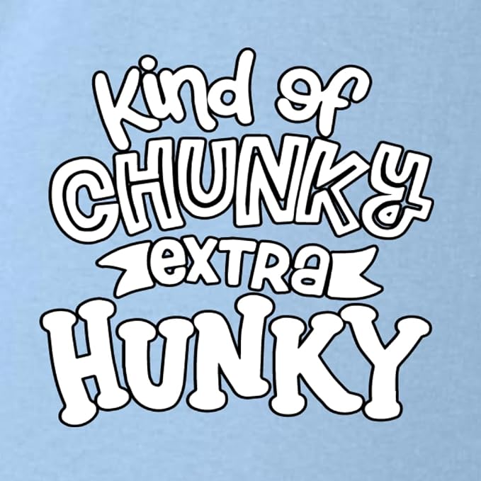 Wild Bobby Kind of Chunky Extra Hunky Humor Infant Premium Jersey Baby Bib - Image 2