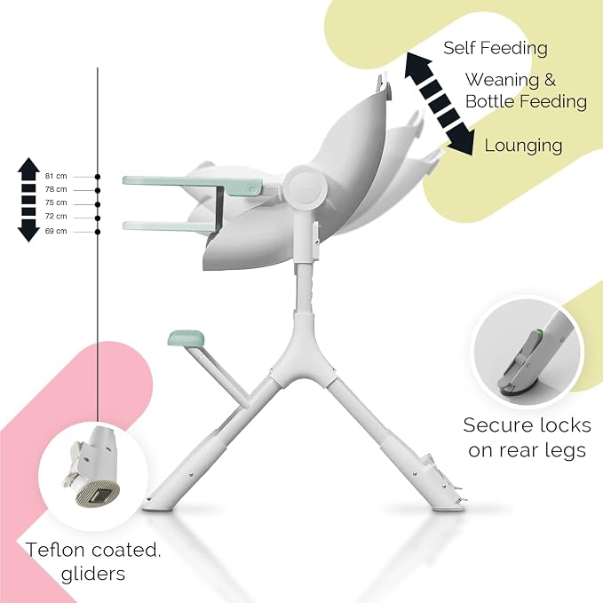 ORIBEL Cocoon Z High Chair & Baby Lounger | Perfect High Chair - Image 2