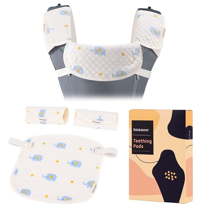 Bebamour Drool and Teething Reversible Cotton Pad - Image 4