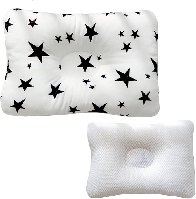 Unisex Pillow 13x9x2, Hypoallergenic Airmesh Breathable Cool 100% Cotton by LUXHOUSE