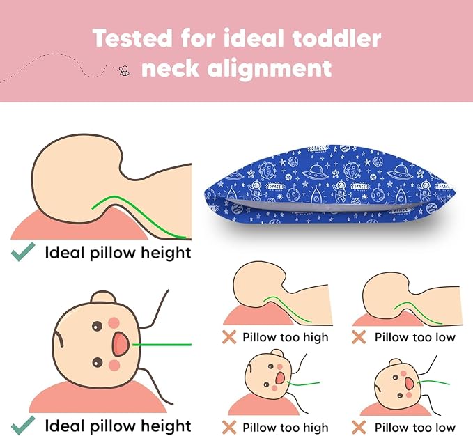 Toddler Pillow with Pillowcase - Image 6