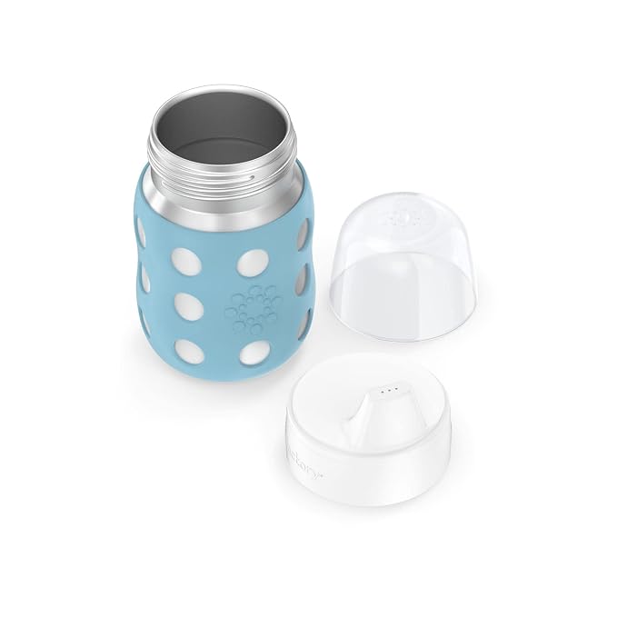 Lifefactory 8-Ounce Stainless-Steel Vacuum-Insulated Wide-Neck Baby Bottle - Image 4