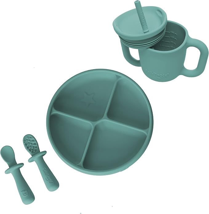 TalkTools ITSY Silicone Baby Plates Set by TalkTools