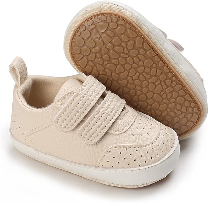 Clowora Baby Boys Girls Shoes Non-Slip Rubber Sole Sneakers Infant First by Clowora