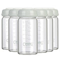 COMI Wide Neck Glass Breastmilk Collection n Storage Bottle, 8oz by COMI