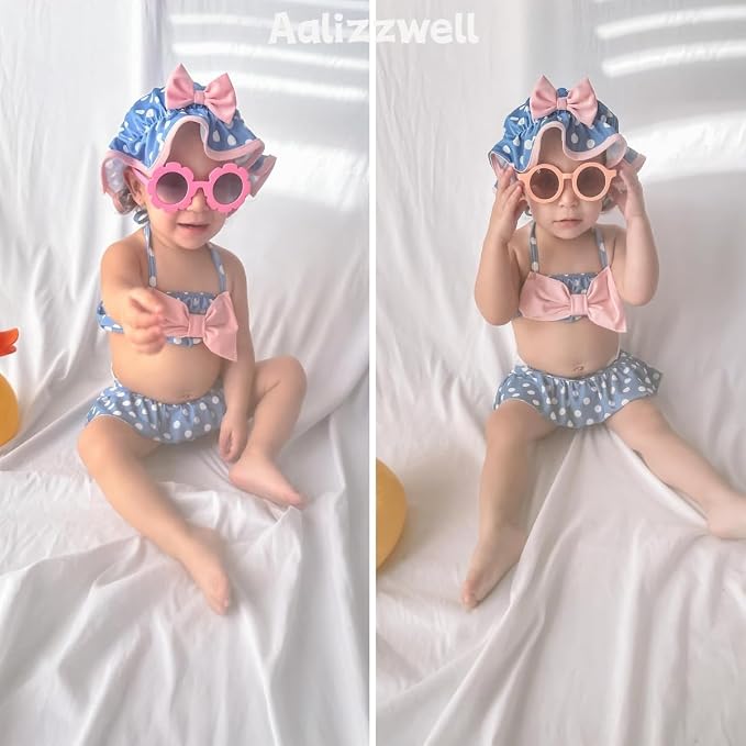 Aalizzwell Baby Girl 2-Piece Bikini Swimsuit - Image 3