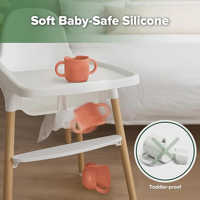 haakaa Silicone Baby Training Cup, Toddler Learning Open Cup - Image 5