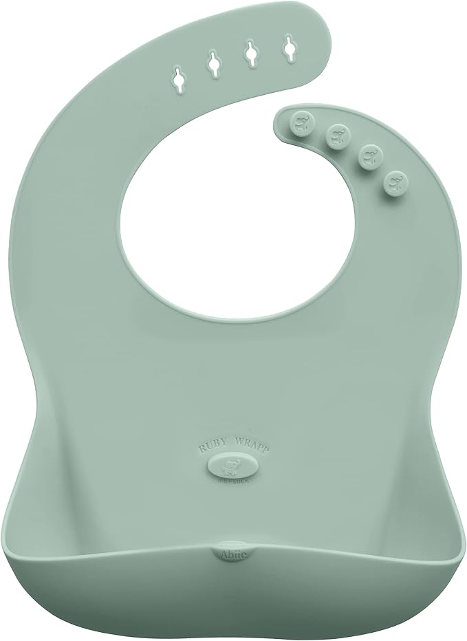 Abiie Ruby Wrapp Silicone Bibs for Babies by Abiie