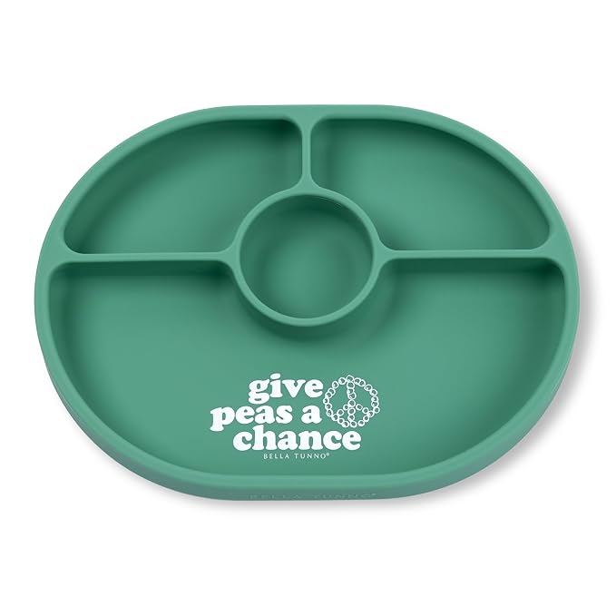 Bella Tunno Suction Plate for Babies & Toddlers, Self-Feeding Dish for Baby Led by BellaTunno