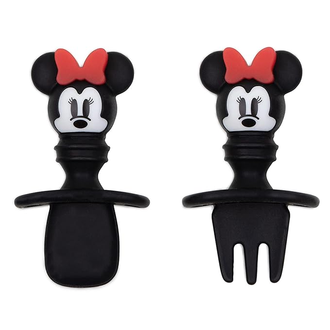 Bumkins Disney Baby Utensils Set, Chewtensils Silicone Spoons by Bumkins