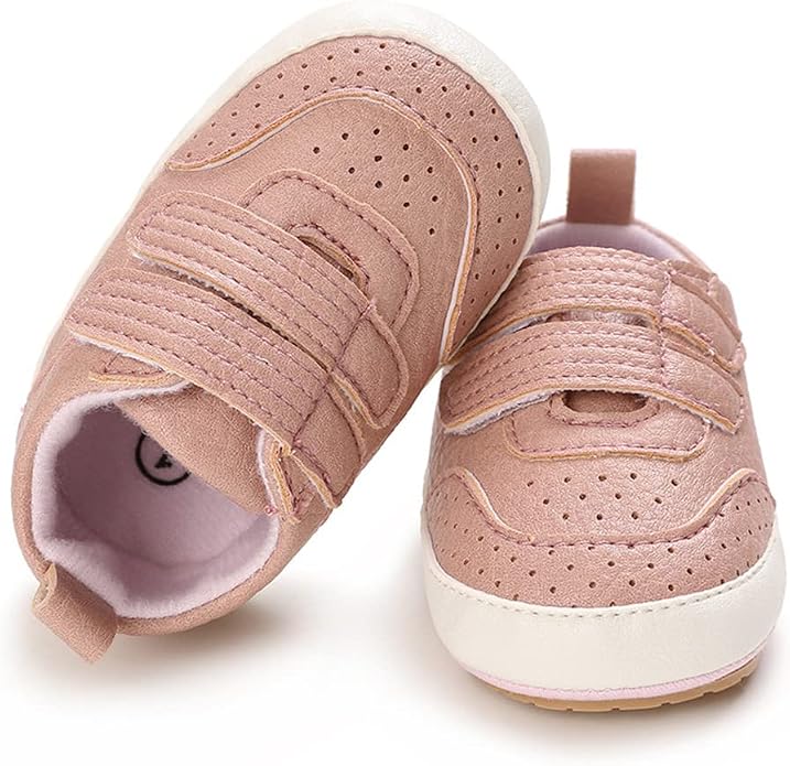 Clowora Baby Boys Girls Shoes Non-Slip Rubber Sole Sneakers Infant First - Image 4