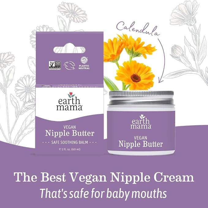 Earth Mama Vegan Nipple Butter | Cruelty-Free Breastfeeding Cream - Image 9