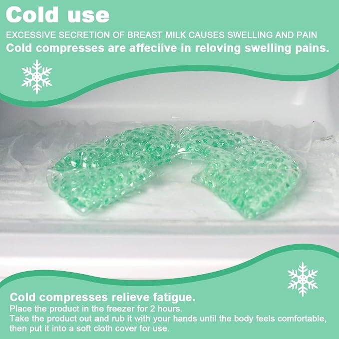 Hot Cold Gel Bead Breast Therapy Pack, Breast Ice Packs - Image 3