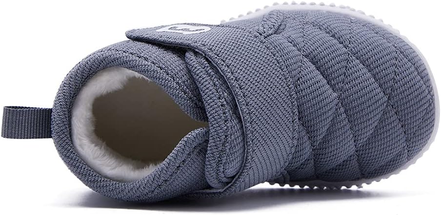 BMCiTYBM Toddler Baby Winter Snow Boots Boy Girl Faux Fur Warm Non Slip First - Image 5