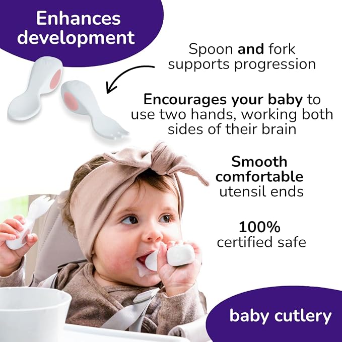 Doddl Baby Spoon and Fork, Cutlery Set - Image 3