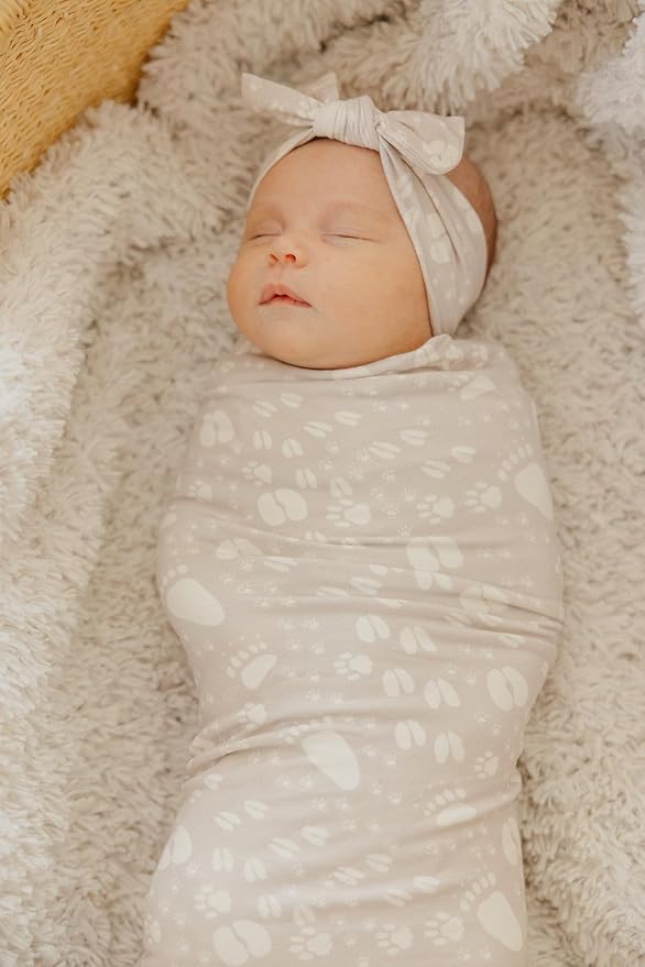Copper Pearl Baby Swaddle Blanket - Image 5