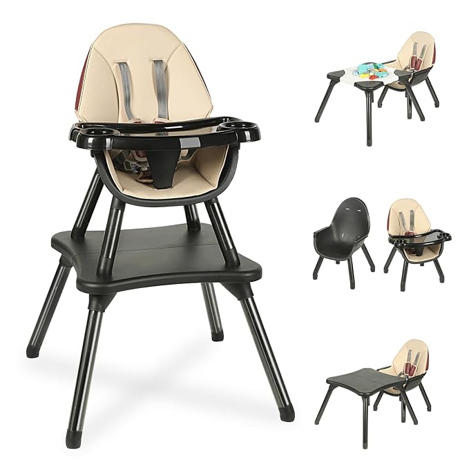 6 in 1 Baby High Chair, Convertible Highchair by XueMi